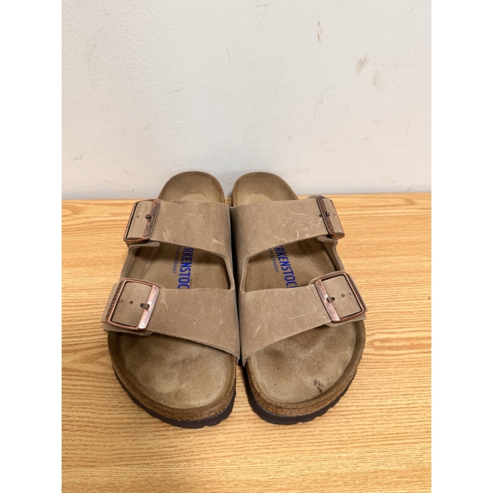 Birkenstock Arizona Soft Footbed Oiled Leather Tobacco Brown Sandals 37 EU Reg